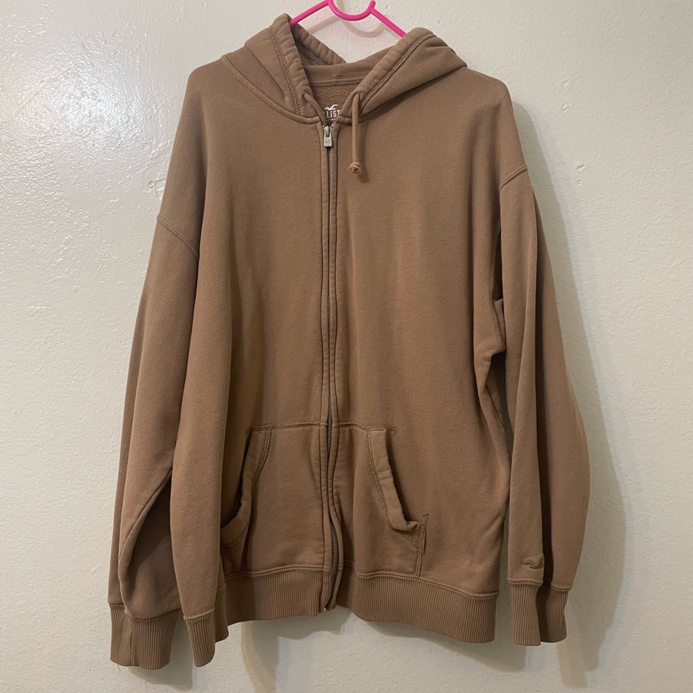 🌺Tan Hollister Oversized Sweater